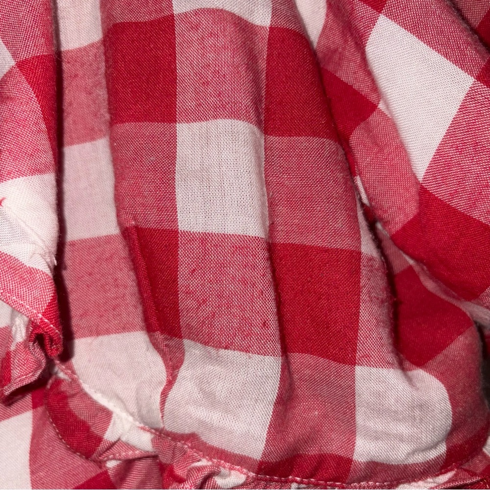 Ivy City Co Red and White Checkered Picnic Maxi Dress - Picture 4 of 11